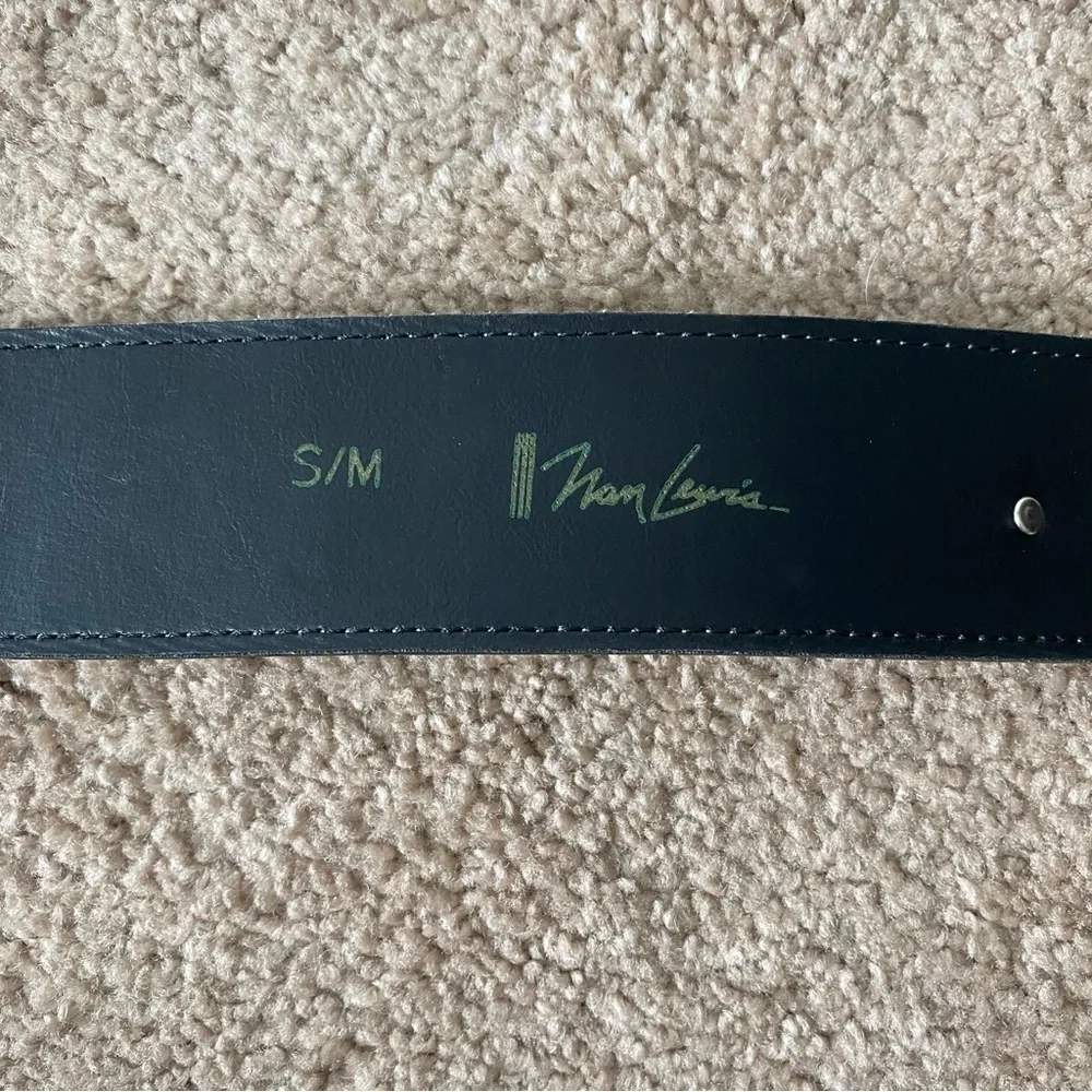 Nan Lewis | Vintage Leopard Decorative Brass Animal Wide Belt Size Small/Medium